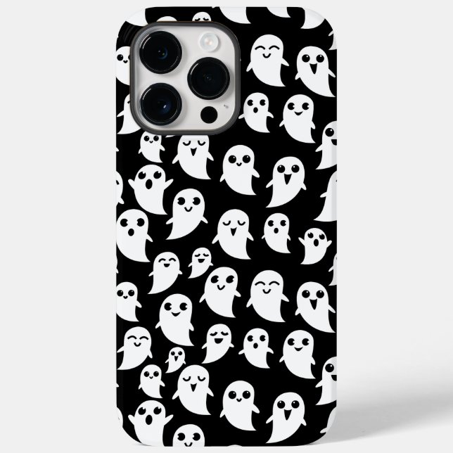 Cute Boo Spook Halloween Cartoon Ghost  Case-Mate iPhone Case (Back)