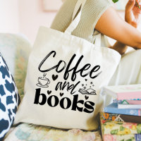 Cute Book and Coffee Lovers