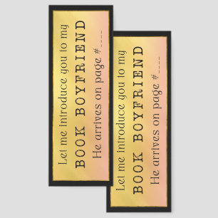 Cute Book Boyfriend Bookmarks