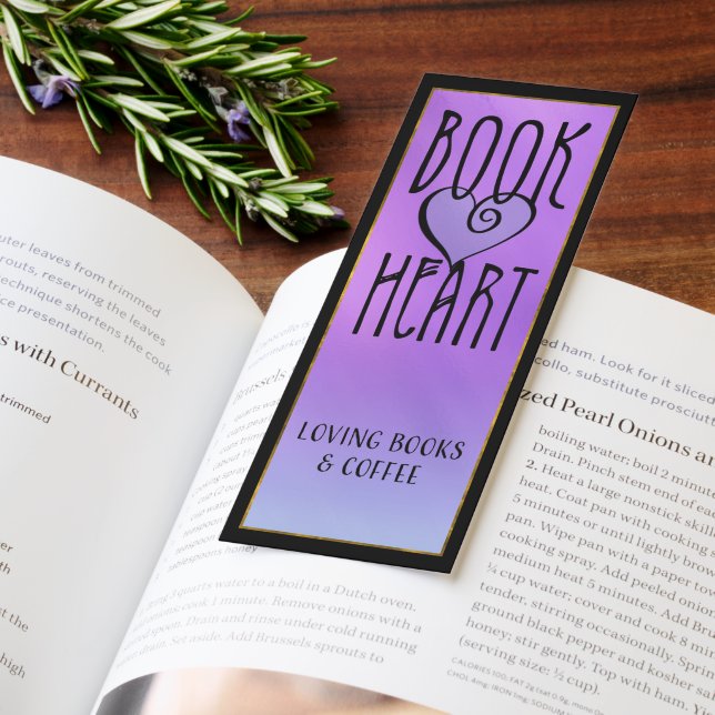 Cute Book Heart Bookmarks (Book)