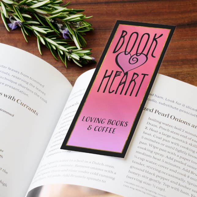 Cute Book Heart Bookmarks (Book)
