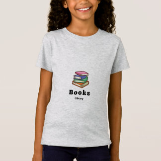 Cute Book Lover Kids Library Reader T Shirt