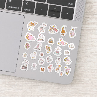 Cute Bookish Goose Sticker Pack 2
