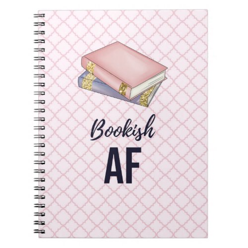 Cute Bookish Notebook