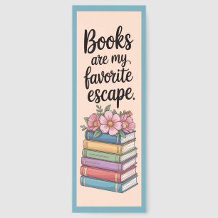 Cute Books With Quote Bookmarks