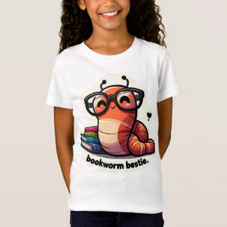 Cute Bookworm Pun Back to school  T-Shirt