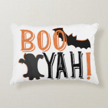 cute booyah halloween accent pillow