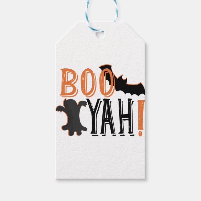 cute booyah halloween gift tags (Front)