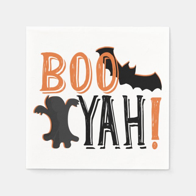 cute booyah halloween napkins (Front)