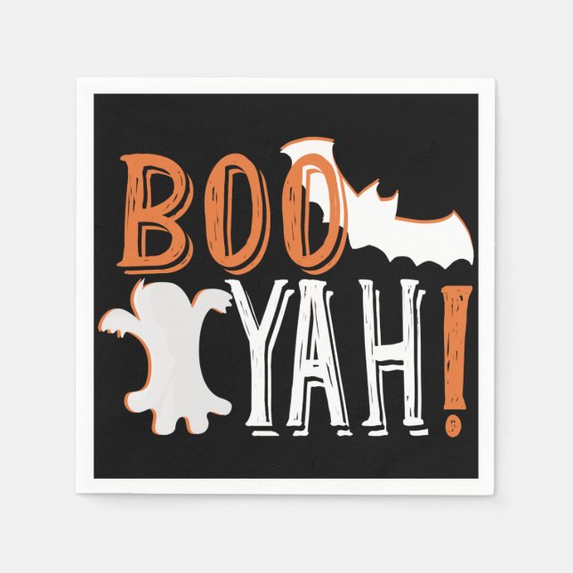 cute booyah halloween napkins (Front)