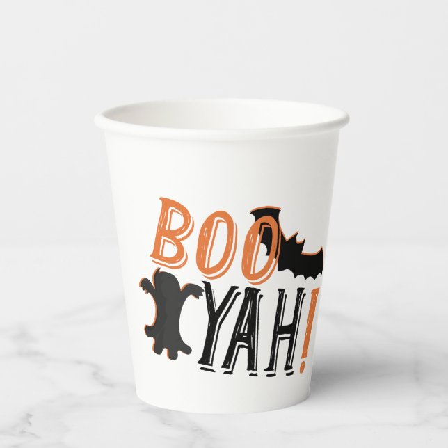 cute booyah halloween paper cup (Front)