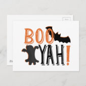 cute booyah halloween postcard (Front/Back)