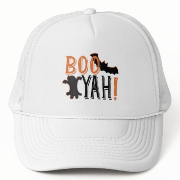 cute booyah halloween trucker hat