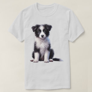 Cute Border Collie Puppy T-Shirt