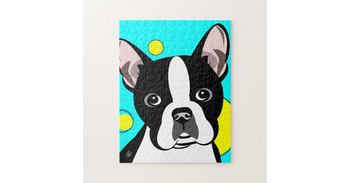 Boston Terrier Dog - Jigsaw Puzzle