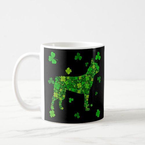 Cute Boston Terrier Dog Shamrock Irish St Patricks Coffee Mug