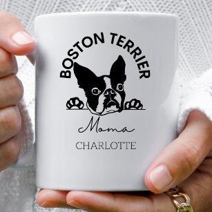 Cute Boston Terrier Mom Dog   Coffee Mug
