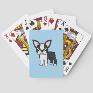 Cute Boston Terrier Poker Cards