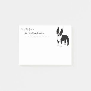 Cute Boston Terrier Post-it Notes