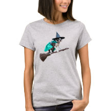 Cute Boston Terrier Witch