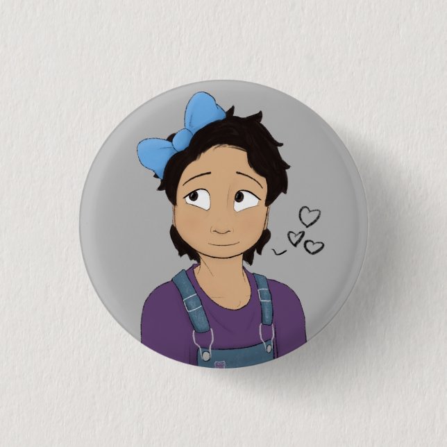 Cute Bow! Button (Front)