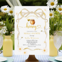 Cute Bow Daisy Bee Bride to Bee Bridal