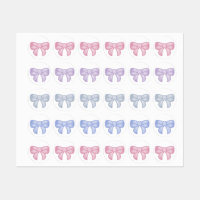 Cute bow planner stickers