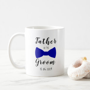 Cute Bow Tie Father of the Groom Personalized Coffee Mug