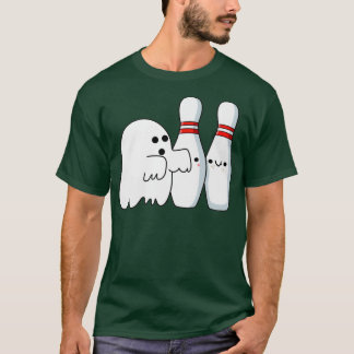 Cute Bowling Ball Ghost T T-Shirt