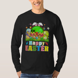 Cute Bowling Ball Hatched From Egg Easter Day Men  T-Shirt