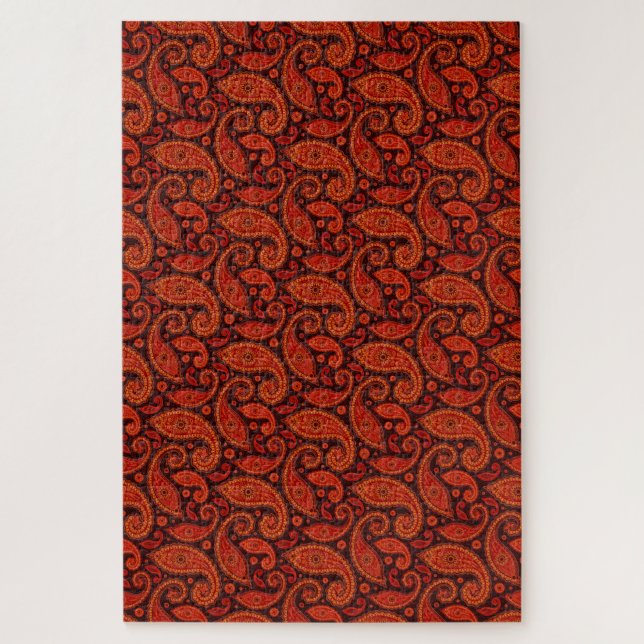 Cute bown swirl paisley patterns Case-Mate iPhone  Jigsaw Puzzle (Vertical)