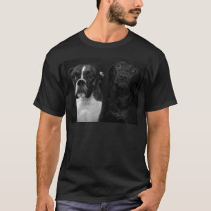 Cute Boxer and Black Lab T-Shirt