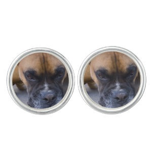 Cute Boxer Dog Cufflinks