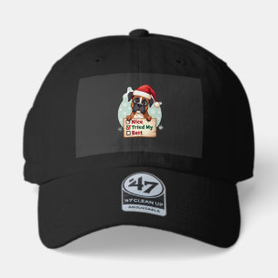 Cute Boxer dog Dog Christmas Nice Tried my Best  ( 47 Brand Hat