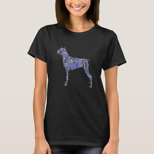 Cute Boxer Dog Puppy Don T Shop Adopt T-Shirt (Front)