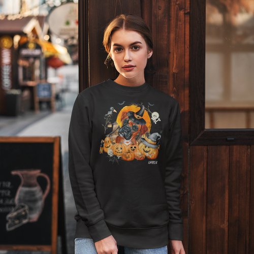 Cute Boxer Halloween Dog Custom Sweatshirt