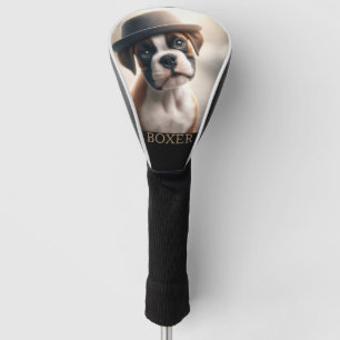Cute Boxer Puppy – Stylish Dog Art Golf Head Cover