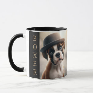 Cute Boxer Puppy – Stylish Dog Art Mug