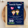 Cute Boy and Girl Twin Birthday Party Invitation