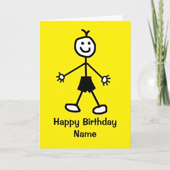 Cute Boy Birthday Card