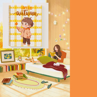 cute boy 🥨🍁 notebook