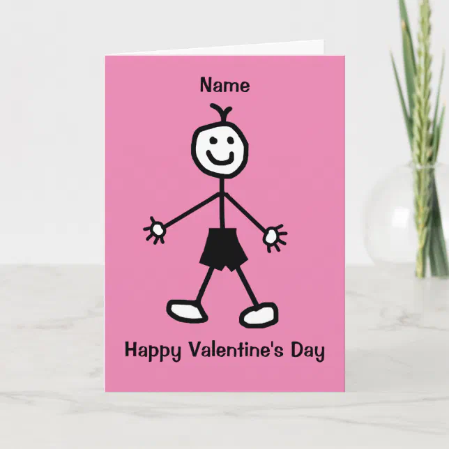 Cute Boy Valentine's Day Card | Zazzle