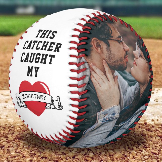 Cute Boyfriend Keepsake Photo Baseball (Creator Uploaded)