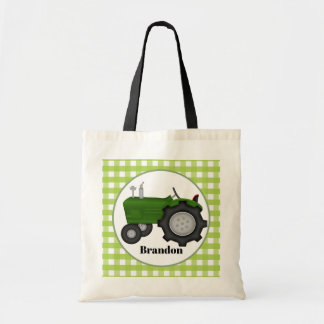 Cute boys Country Tractor add name Tote Bag