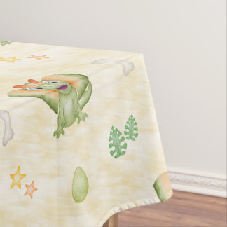 Cute Boys Dino Birthday Dinosaur Tablecloth