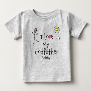 Cute Boys I love My Godfather Baby Tee