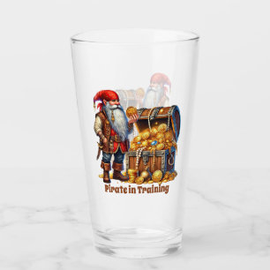 Cute boys pirate training  glass