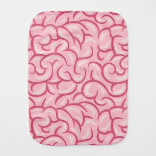 Cute Brain Baby Burp Cloth