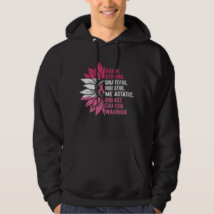 Cute Brave Strong Hopeful Breast Cancer Awareness Hoodie