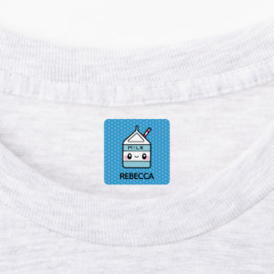 Cute Breakfast Food Waterproof Kids' Labels